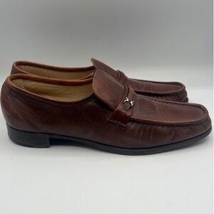 Florsheim Imperial Leather Men's Vintage Slip On Loafers Size 11 90s